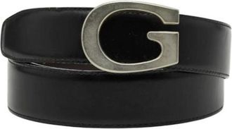 Gucci Pre-owned Belts, female, Black, Size: ONE SIZE Pre-owned Vintage Leather Belt