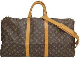 Louis Vuitton Brown Monogram Boston Bag (Pre-Owned)