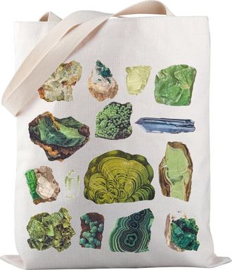Generic Geology Tote Bag Rock Collector Tote Bag Natural Landscape Tote Bag Geologist Rock Collector Gift Rock Lover Gift (various stones-tb)