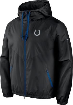 Nike Indianapolis Colts Rivalries Collection Windrunner Nike Mens NFL Full-Zip Jacket in Black | 060V0L1U98-L8U