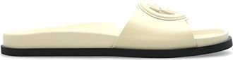 Gucci Sliders, female, White, Size: 7 1/2 US Sandalo