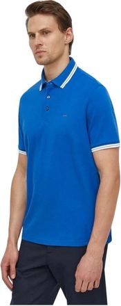 Michael Kors Greenwich Katoenen Poloshirt - Heren - Polos - Blauw - S - Katoen - Tops