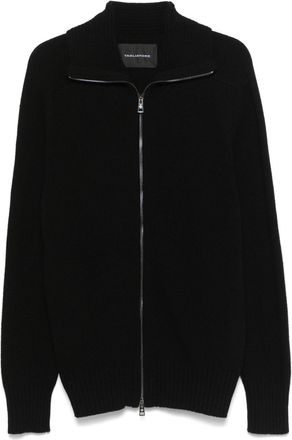Tagliatore Kaleb cardigan - men - Polyamide/Wool - 54 - Black