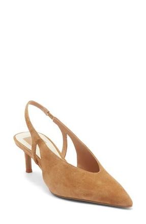 Dolce Vita Kenzie Slingback Pump in Light Brown Suede at Nordstrom Rack, Size 7.5