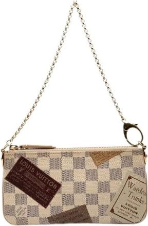 Louis Vuitton Pre-owned Mini Bags, female, White, Size: ONE SIZE Pre-owned Canvas Mini Bag