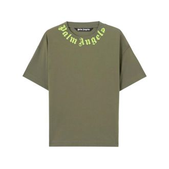 Palm Angels T-Shirts, male, Green, Size: 2XL T-shirt