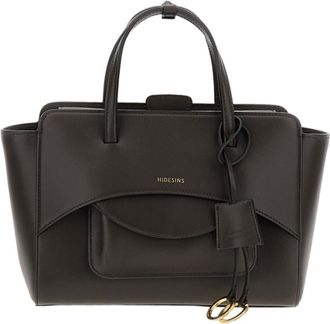 Hidesins Dark Brown Flap M Leather Shoulder Bag