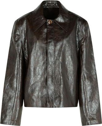 Séfr Keane Brown Polyester Jacket