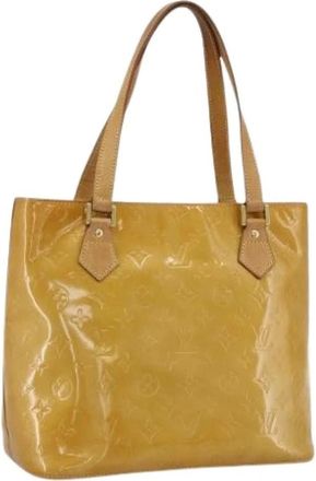 Louis Vuitton Pre-owned Tote Bags, female, Beige, Size: ONE SIZE Pre-owned Vintage Patent Leather Hand Bag