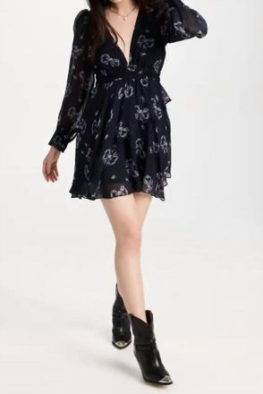 LoveShackFancy Zayden Dress In Blue Heron