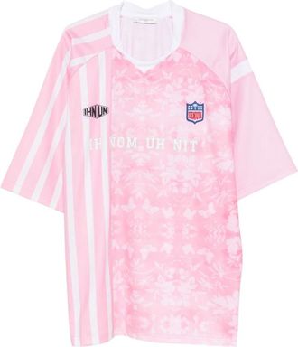 Ih Nom Uh Nit IH NOM UH Nit, Tops, Heren, Roze, L, V-hals Mesh T-shirt