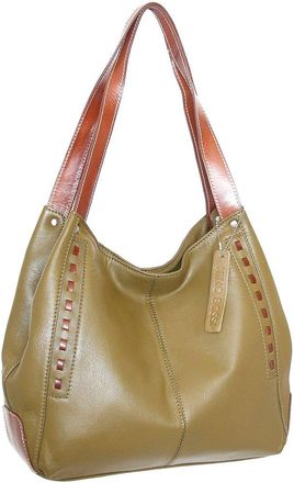 Nino Bossi Alyssa Durable Leather Satchel