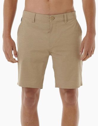 Rip Curl Mens Rip Curl Mens Boardwalk Phase Nineteen Chino Shorts - Green - Size: Regular/34/32/34