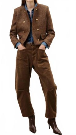 Nili Lotan Shon Pant In Brunette