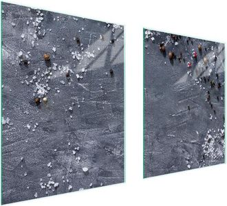 OEM Placa Protectora De Vidrio Para Estufa 85x52 Pizarra