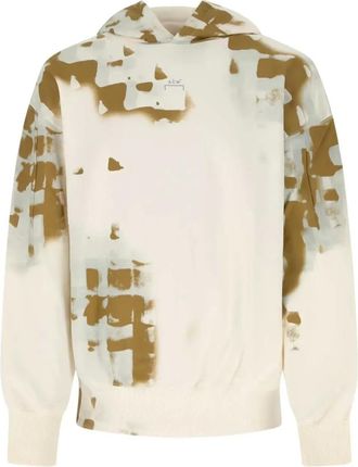 A-Cold-Wall* Brush Stroke Printed Hoodie White Browm ACWMW053-SULP