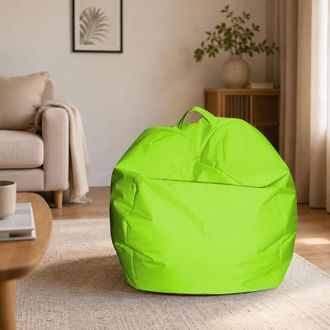 Talamo Italia Talamo Italia - Dmora Pouf &Eacute;l&eacute;gant, Couleur Verte, Mesure 65 X 50 X 65 Cm
