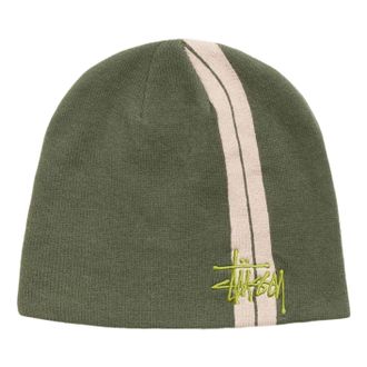 St&uuml;ssy Double Stripe Skullcap Olive 1321272-OLIV