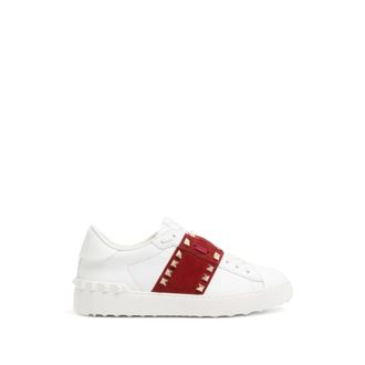 Valentino Garavani Schoenen, Dames, Wit, 36 1/2 EU, Sneakers