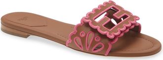 Fendi Baguette Slide Sandal in F1Vp2 Sellier Surfinia at Nordstrom, Size 10.5Us