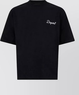 Dsquared2 cotton loose-fit logo-embroidered t-shirt