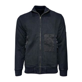 Ten c Sweatshirt met rits - Heren - Vesten met rits - Blauw - M - Hoodies & sweatvesten