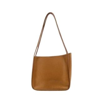 Herm&egrave;s Pre-owned Vintage Shoulder Bag - Dames - Pre-owned - Bruin - Maat: ONE Size Leer