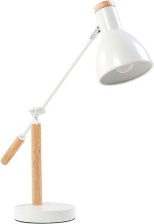 Beliani Desk Lamp PECKOS Adjustable Metal White