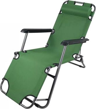Trade Shop Trade Shop - Copy Of Sdraio Sedia Lettino Relax Prendisole Da Spiaggia Giardino Pieghevole Crema 285003