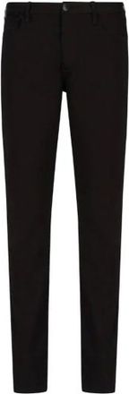 Emporio Armani Jeans, Heren, Zwart, W33, Denim, J11 Slim-fit extra comfort denim jeans met modalmix