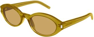 Saint Laurent SL 567 004 Womens Sunglasses Green Size 51 - Free RX Lenses - Free RX Lenses