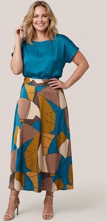 Mart Visser Caila Print Rok Petrol / Multi Maxi