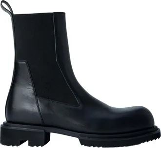 Rick Owens Beatle Gabe Boots - male - Rick Owens - Chelsea Boots - Black - 11 UK - Shoes