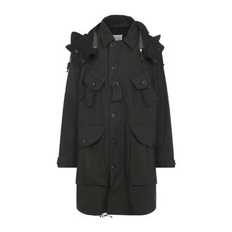 Maison Margiela Parkas, male, Green, Size: L Green Jacket Aw25 Style