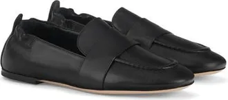 AGL Cristiana Leather Moccasin in Nero at Nordstrom, Size 38.5