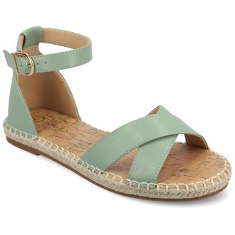 Journee Collection Women & apos;s Lyddia Medium and Wide Width Espadrille Sandals