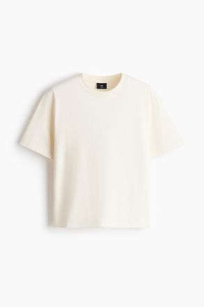 H&M Ausgewaschenes T-Shirt in Regular Fit - White