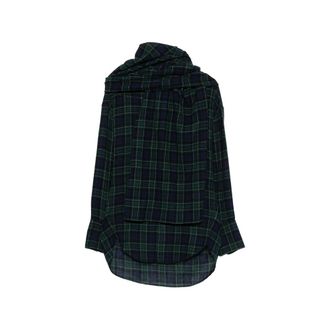 Darkpark Check-pattern Ring-detail Shirt