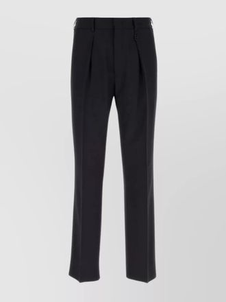 Fendi wool straight-leg tapered trousers