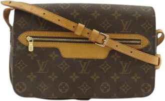 Louis Vuitton Pre-owned Cross Body Bags, female, Brown, Size: ONE SIZE Pre-owned Saint Germain Monogram Shoulder Bag