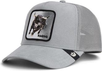 Goorin Brothers Silver Bull Patch Snapback Trucker Hat in Gloss at Nordstrom