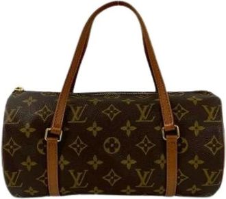Louis Vuitton Pre-owned Shoulder Bags, female, Brown, Size: ONE SIZE Pre-owned Papillon Monogram Handbag
