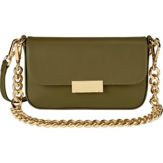 Gigi New York EDIE SHOULDER BAG in Olive at Nordstrom
