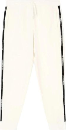 Emporio Armani Slim Fit Broek - Heren - Sweatpants - Beige - XS - Katoen - Broeken