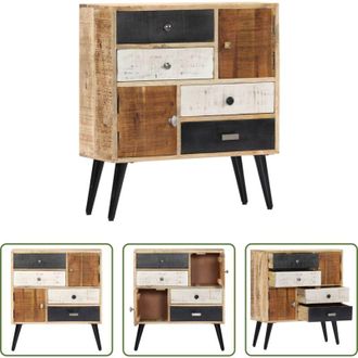 vidaXL Credenza anni 50 - Credenza 70x30x78 cm in Legno Massello di Mango