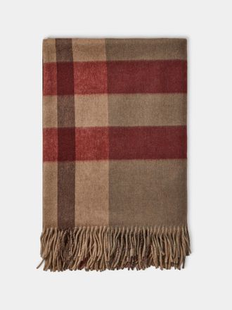 Johnstons of Elgin Rowan Check Cashmere Reversible Throw (75in/1.9m)