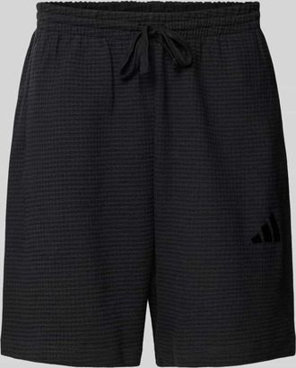 adidas Shorts mit elastischem Bund und Label-Stitching in Black, Größe XL