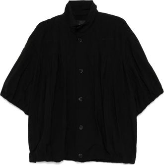 Songzio Giacca a maniche corte con pince - Nero