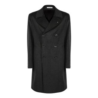 Tagliatore Cappotto Lungo in Lana Vergine - - Coats - Uomo - Grigio - XL