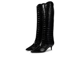 Schutz Maryana Lo Womens Pull-on Boots Black : 6 M, Leather